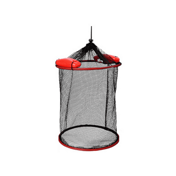 Rollbacks & More Floating Fishing Basket Foldable Fish Portable Mesh Bucket Storage Bag Woven Basket,A