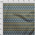 thumbnail image 2 of oneOone Cotton Poplin Fabric Damask & Chevron Ikat Decor Fabric Printed BTY 42 Inch Wide, 2 of 4
