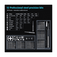 thumbnail image 2 of Juego de destornilladores de precisión 50 en 1, kit de herramientas electrónicas para PC, portátiles, control remoto, computadoras y teléfonos., 2 of 8