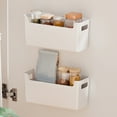 thumbnail image 2 of Yesbay Wall Mount Storage Rack with Handle Multipurpose Countertop Storage Holder Kitchen Organizer Shelf, 2 of 8
