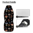 thumbnail image 6 of Uorisanigo Mushroom Car Seat Covers Set of 2 Waterproof Universal Vehicle Front Seats Interior Protector Easy to Install Interior Protection Suitable Fits Most Car Auto SUV Sedan Truck, 6 of 7