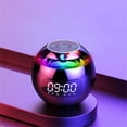 thumbnail image 5 of Wireless Bluetooth Speaker Colorful Subwoofer With Led Display Fm Radio Alarm Clock Bluetooth Hifi Card Mp3 Music Play as Gifts for Moms Grandma Women Girls, 5 of 8
