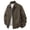 A-Green, variant on Baseball Jacket for Men Long Sleeve Collared Zip Up Tops Fall Workout Big and Tall Outwear with Pockets