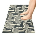 thumbnail image 5 of Hand-drawn Mushrooms Bath Mat 39x20 Non-Slip Bathroom Rugs Absorbent Soft Plush Quick Dry for Tub Shower Kitchen Home Decor, 5 of 8