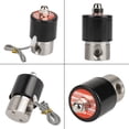 thumbnail image 3 of Válvula C, DC 12V G1/4Válvula solenoide eléctrica inoxidable Válvula eléctrica C Durabilidad probada en el tiempo, 3 of 8