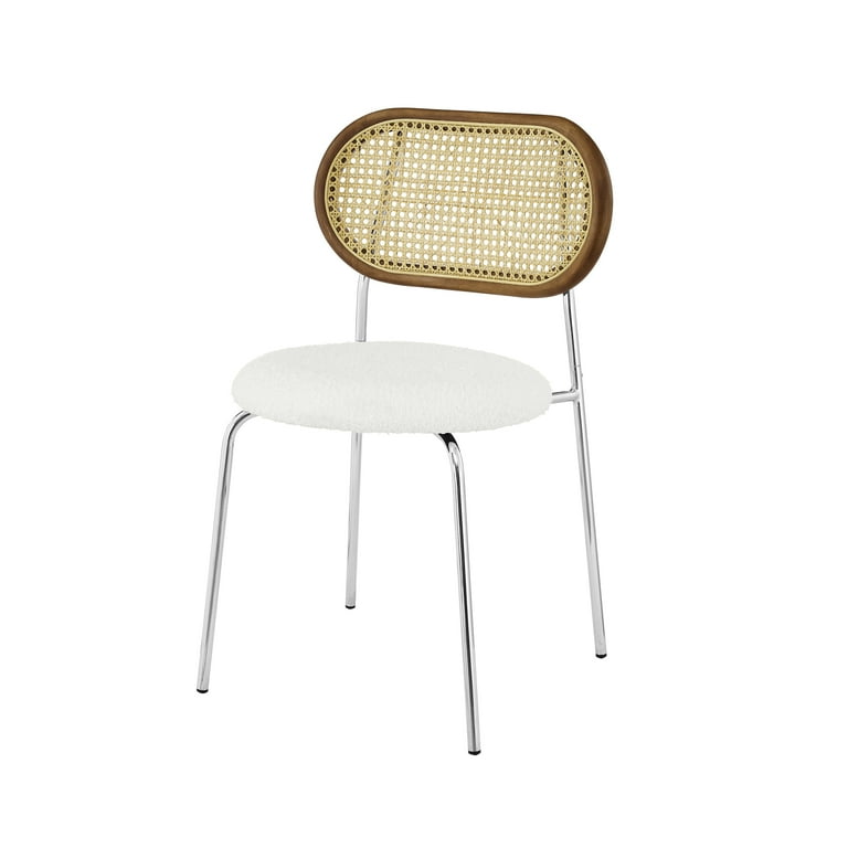 Rattan chair white legs sales
