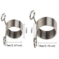 thumbnail image 3 of FRCOLOR yarn strand guide 2 Pcs DIY Yarn Strand Guide Metal Yarn Threader Finger Ring Wool Thread Thimble Knitting Sewing Accessories Wool Weaving Tool (Large and Small Style),0.75"X0.75"X0.43", 3 of 4