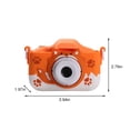 thumbnail image 3 of Oggfader Digital Camera for Kids 10-12 New Children's Photography Video HD Mini Digital Camera Front And Rear Lens 4000W HD Children's Gift Camera Christmas Parent Child Gift,Orange, 3 of 9