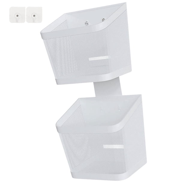 Canasta de colgantes Cesta de almacenamiento Organizador de la cocina Snack Ginger Ginger Container de ajo Soporte de papa para comedor de cocina de Doble