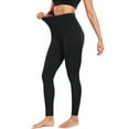 thumbnail image 6 of NELEUS Womens Thermal Lined Leggings for Winter Warm High Waist Tummy Control Athletic Yoga Pants with Pockets,Black,US Size 3XL, 6 of 10