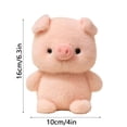 thumbnail image 2 of Plush Animal Stuffed Toy Cute Bear Desktop Companion Doll for Home Office Decoration and Soft Cuddle Body Pillow Soft Plushie Collectible Figure, Brown 6 Inch, 2 of 4