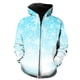 thumbnail image 1 of Sudadera con capucha y cremallera para hombre, diseño de copos de nieve de invierno, moda de gran tamaño, genial, gran oferta 2024, chaquetas con capucha, ropa de calle informal Harajuku, 1 of 6