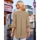 thumbnail image 3 of Top Uhiger para mujer, talla grande, 4XL, primavera, manga 3/4, 3 of 6