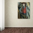 thumbnail image 3 of Trademark Fine Art 'Boy In A Red Waistcoat' Canvas Art by Cezanne, 3 of 3