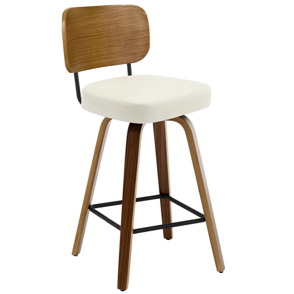 Wooden Back / White