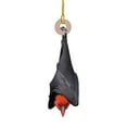 thumbnail image 6 of Bat Christmas Ornament - 3.14in(8cm) Gothic Hanging Decor for Halloween & Christmas, pooky Festive Hanging Ornament for Tree Home, C, 6 of 6