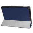 thumbnail image 4 of Funda de cuero con tapa horizontal y textura Custer para iPad 9.7 (2018) y iPad 9.7 (2017), con tres pliegues y función de suspensión/activación (negra), 4 of 5