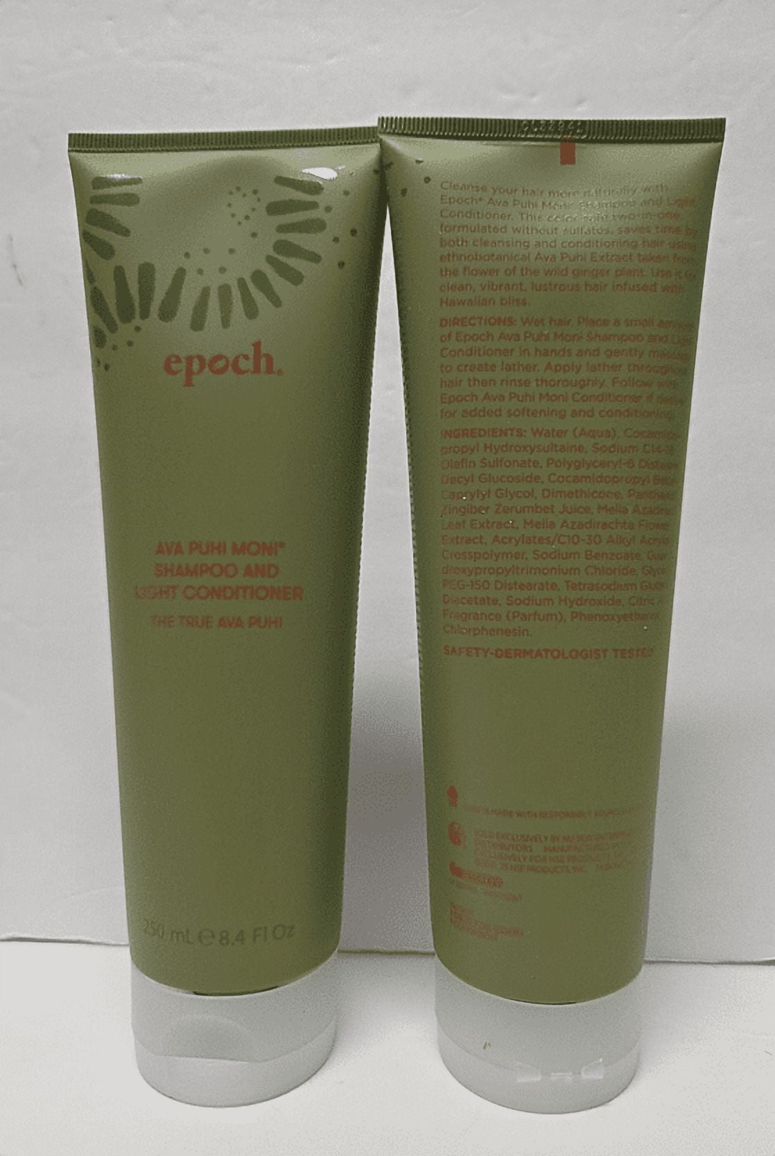 Nu Skin Nuskin Epoch Ava Puhi Moni Shampoo and Light Conditioner