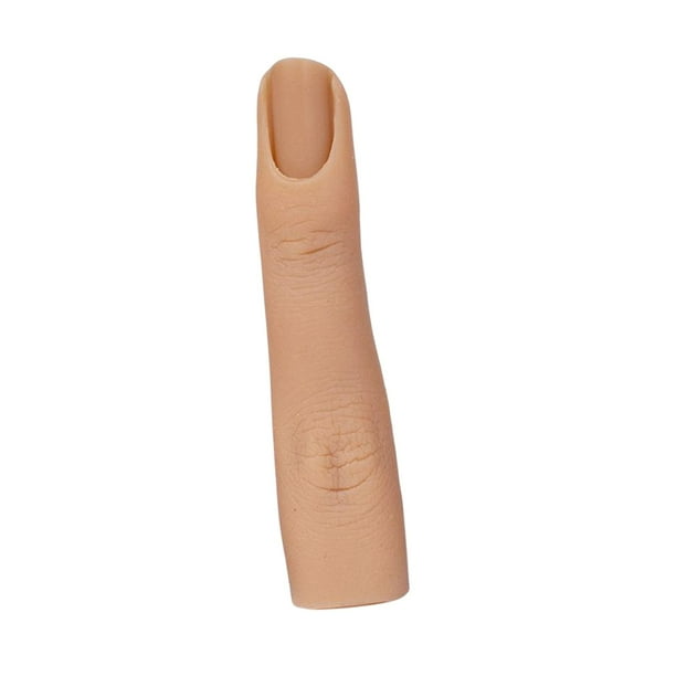Uñas postizas, dedos de plástico, accesorios de entrenamiento profesional para practicar. Estilo C