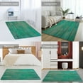 thumbnail image 2 of Ocean Aqua Blue Teal Old Wood Turquoise Carpet for Home Decoration Soft Comfy Rugs for Bedroom Room Living Room Bathroom Entrance Door Non-slip Comfort Mat 59"x71", 2 of 7
