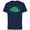 Navy, variant on Disney 100 Years of Music and Wonder Spring Sprite D100 - Short Sleeve Cotton T-Shirt for Adults - Customized-Black
