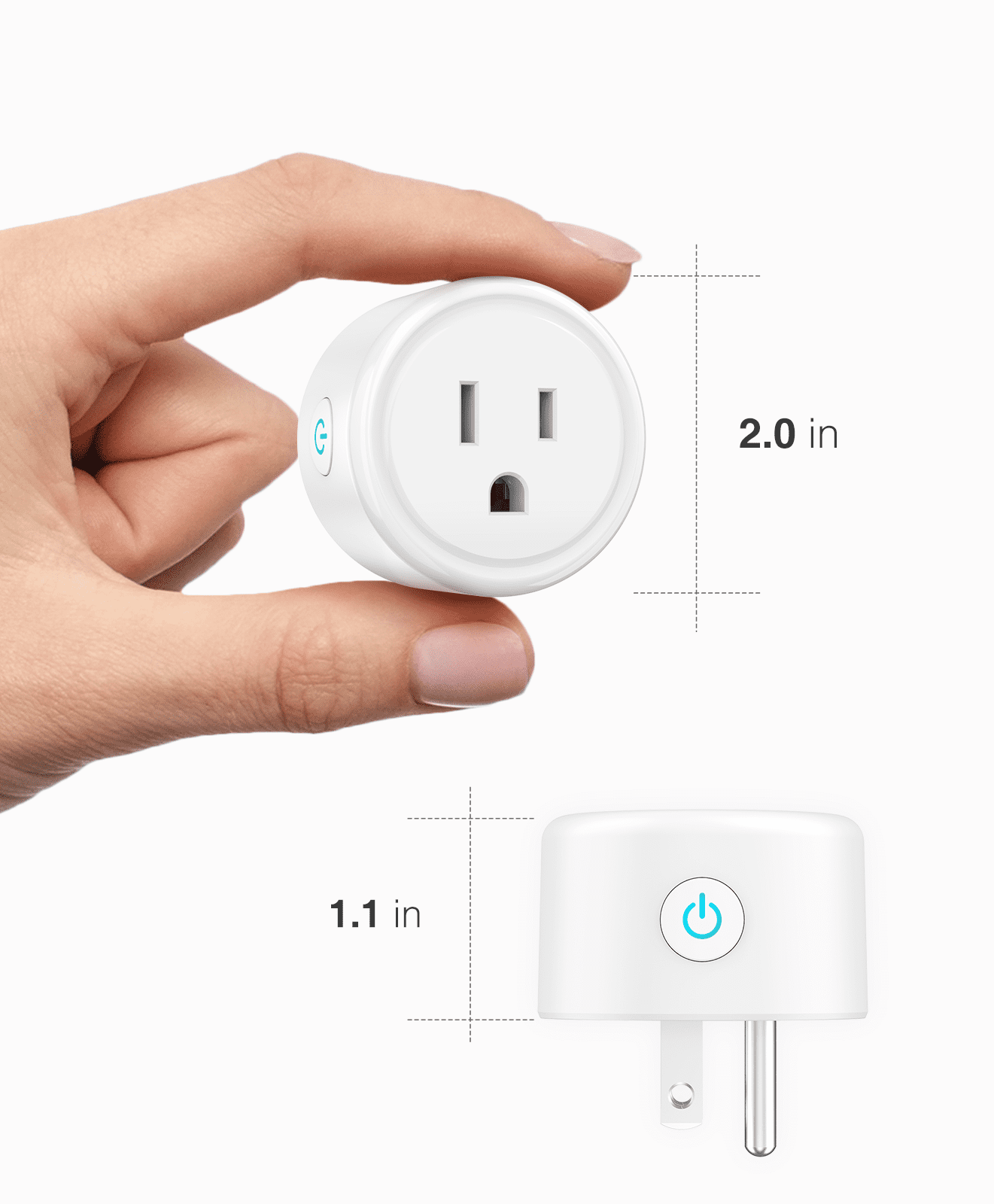 WiFi Smart Plug Mini Smart Outlet