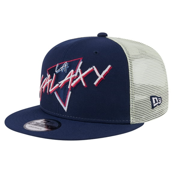 Men's-New Era  Navy LA Galaxy Neon 9FIFTY Snapback Hat