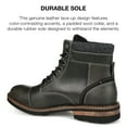 thumbnail image 4 of Territory Mens Yukon Wide Width Tru Comfort Foam Lace-up Cap Toe Ankle Boot, 4 of 7