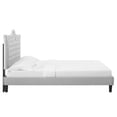 thumbnail image 3 of Modway Clara Performance Velvet Queen Platform Bed in Light Gray, 3 of 10