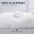 thumbnail image 3 of Juego de 2 almohadas COZSINOOR, tamaño queen, calidad hotelera, 3 of 7