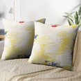 thumbnail image 3 of LALILO Throw Pillow Covers Floral White And Tulip Accent Art Cushion Cover 18" x 18", 2 Pack, 3 of 6