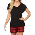 thumbnail image 1 of Ensembles de Vêtements de Nuit Homewear Deux Pièces à Manches Courtes pour Femmes, 1 of 6