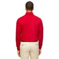 thumbnail image 6 of CORE365 88192P Men's Pinnacle Performance Long Sleeve Piqué Polo with Pocket-Classic Red-L, 6 of 6