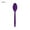 Purple-3C-home supplies, variant on LEFTHIGH Home Party Cutlery Set Knife Fork Spoon Plastic Utensils Purple Diamond Pattern 17cm 6.69in for Picnic Wedding Holiday Christmas Decor
