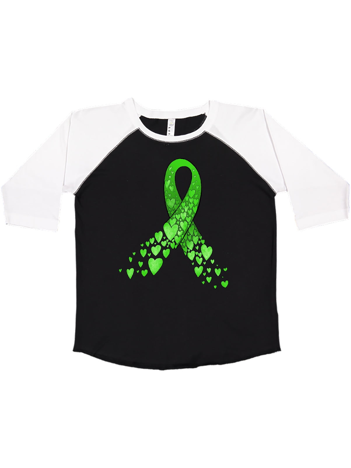 Inktastic Mental Health Awareness Ribbon With Green Hearts Child Short Sleeve T Shirt Unisex Walmart Com Walmart Com