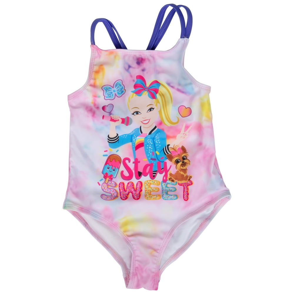Jojo Siwa Stay Sweet One Piece Girls Youth Swimsuit-Size 5-6 - Walmart