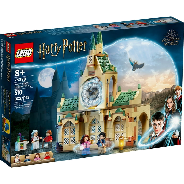 LEGO Harry Potter Hogwarts Hospital Wing 76398 Buildable Castle Toy with  Clock Tower, The Prisoner of Azkaban, Includes Harry Potter, Hermione