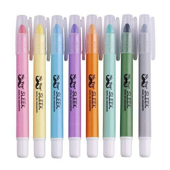 Mr. Pen- Bible Highlighters, Pastel Gel Highlighters, 8 Pack, Assorted Colors