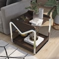 thumbnail image 5 of Furniture of America Ovan Open Design 1-Shelf Wood Wenge End Table, 5 of 6