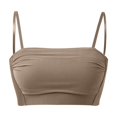 thumbnail image 4 of Summer Backless Bra for Women SAdjustable Thin Straps Wireless Bralette U Back Multiway Halter Bra, 4 of 5