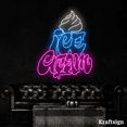 thumbnail image 4 of Craftnamesign Ice Cream Neon Sign, Open Welcome Signage, Ice Cream Decor, 4 of 4