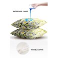 thumbnail image 4 of Pack of 2 Outdoor Pillow Covers, Summer Lemen Gnomes Waterproof Square Throw Pillowcase Cushion Decorative Pillow Covers for Couch Patio Tent, 26x26 in, 4 of 6