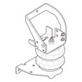 thumbnail image 2 of Firestone Industrial Helper Spring Kit 2070 Ride-Rite; Air Spring; Frame Mount; 3200 to 5000 Pound Leveling Capacity; Adjustable from 5 to 100 PSI; Rubber, 2 of 5