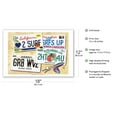 thumbnail image 2 of License Plates - Surf Culture Vanity Plates - From an Original Color Painting by Scott Westmoreland - Master Art Print (Unframed) 12in x 18in, 2 of 4