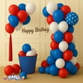 thumbnail image 5 of PMU 12 Inch Patriotic Assortment Latex Balloon Pkg/25, 5 of 7