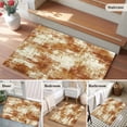 thumbnail image 5 of Rectangle Area Rugs 2 x 3 Ft, Brown Ombre Non-Slip Residential Carpet, Gradient Abstract Art Vintage Indoor Crawling Mats Runner Rugs for Living Room/Dining Room/Bedroom, 5 of 8