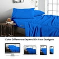 thumbnail image 4 of SGI Bedding 600 TC Egyptian Cotton Bed Sheet Set - Alaskan King Size Sheets 600 Count Sheets for Alaskan King Size Bed - Soft, Durable Sheets Cotton Sheets in 600 TC 15" Deep Egyptian Blue, 4 of 8