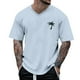 thumbnail image 1 of Playeras Interiores Hombre Cuello V Camisa Corta Con Estampado De Mapa De Primavera Y Verano Para Hombre, Camisa Con Solapa Totalmente Estampada Y Bolsillo, 1 of 4