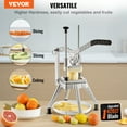 thumbnail image 3 of Picadora comercial VEVOR, picadora de verduras comercial con 4 cuchillas, cortador de frutas, 3 of 9