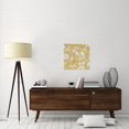 thumbnail image 2 of Global Gallery's 'Color my World Bird Paisley I Gold' by Daphne Brissonnet Stretched Canvas Wall Art, 2 of 4